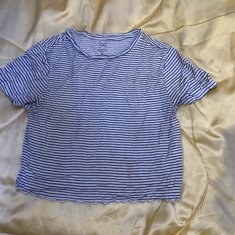 Pacsun striped crop top